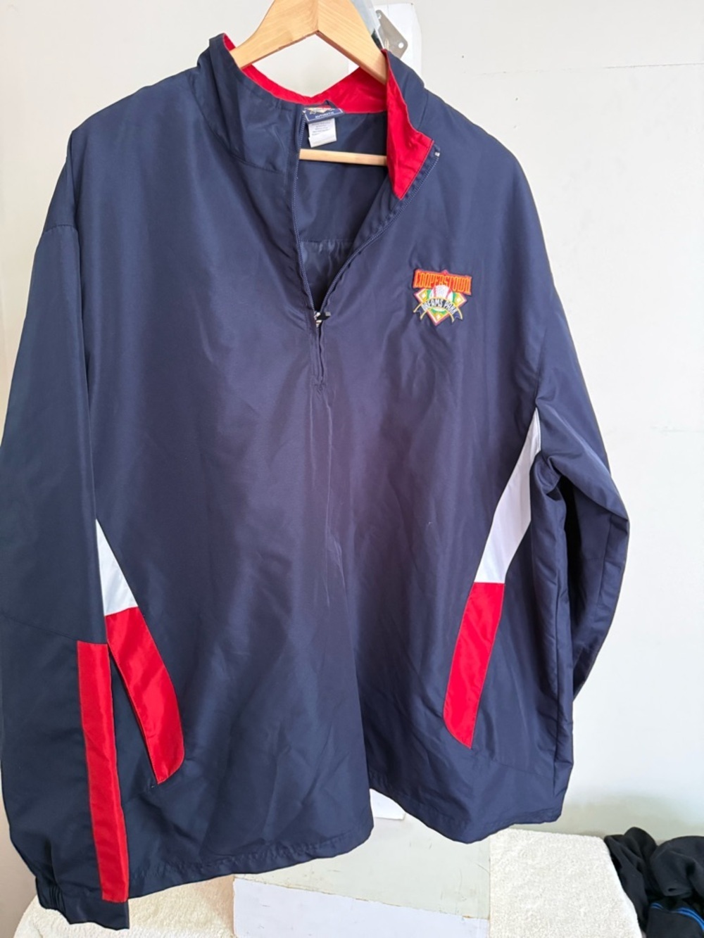 Authentic Cooperstown Big Dream Park 1/4 Zip Pullover Windbreaker